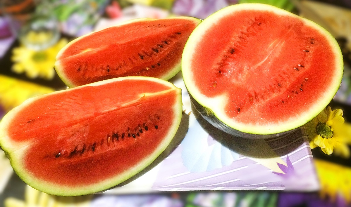 Watermelon is a delightful